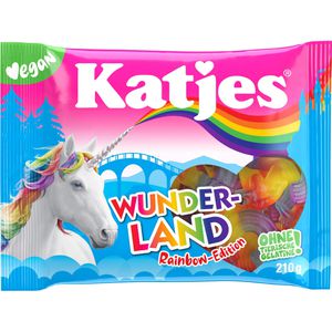 Fruchtgummis Katjes Wunderland Rainbow-Edition