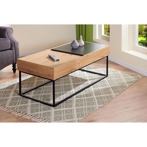 Produktbild für Couchtisch Inter-Link 20011035, Holz / Metall artisan eiche