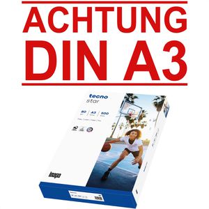 Produktbild für Kopierpapier Inapa tecno Star, A3