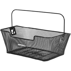 Fahrradkorb Basil Capri, schwarz, aus Metall, 20 Liter