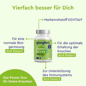 Produktbild für Vitamin-D gloryfeel 200 Tabletten