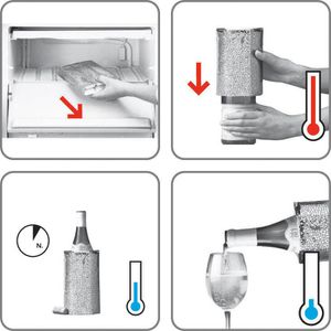 Produktbild für Weinkühler Vacu-Vin 38803606, Kunststoff