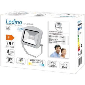 Produktbild für LED-Außenstrahler Ledino Charlottenburg, IP65 wasserdicht