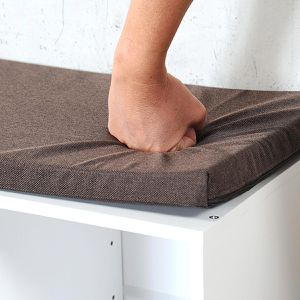 Produktbild für Schuhbank Kesper 15910, weiß, aus Holz