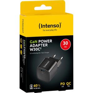 Produktbild für USB-Ladegerät Intenso GaN Power Adapter W30C2, 30 Watt