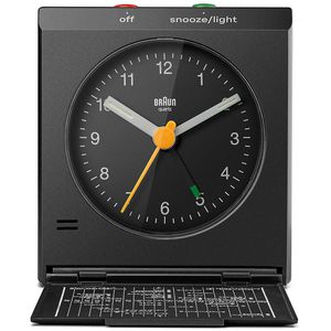 Produktbild für Wecker Braun BC05B schwarz, analog