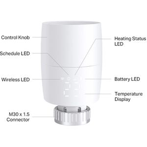 Produktbild für Heizkörperthermostat TP-Link Kasa KE100, App-fähig