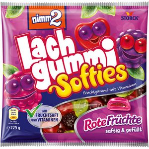 Produktbild für Fruchtgummis Nimm2 Lachgummi Softies Rote Früchte