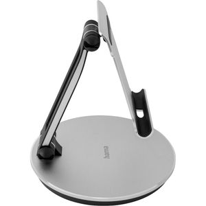 Produktbild für Tablet-Halterung Hama 125123, silber / schwarz, für Tisch