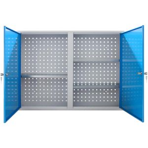 Werkzeugschrank ADB 52602, aus Metall, grau / lichtblau