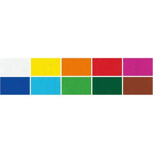 Produktbild für Krepppapier Folia 82209, farbig sortiert