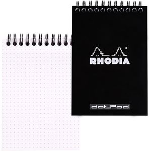 Notizblock Rhodia 135039C, dotpad, schwarz, A6