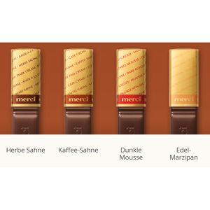 Produktbild für Pralinen Merci Intense Selection Herbe Vielfalt, 20 Stück