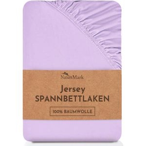Produktbild für Spannbettlaken NatureMark Jersey, 180-200 x 200 cm