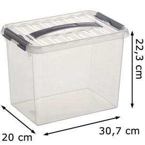 Produktbild für Aufbewahrungsbox Sunware Q-Line Box 78400609, 9L