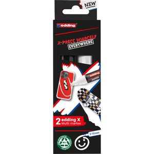 Produktbild für Acrylstifte Edding 6900 Multimarker Black &amp; White