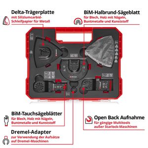 Produktbild für Multifunktionswerkzeug-Zubehör Einhell KFZ-Multitool-Set