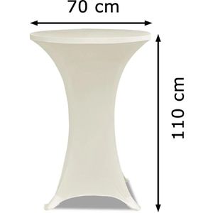 Produktbild für Tischhusse vidaXL Stretch, 279075, Ø 70 cm