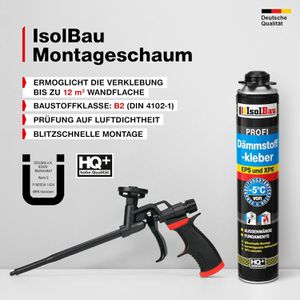 Produktbild für Klebeschaum IsolBau ISBDSK750-1-V, Profi, 1K, WDVS