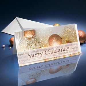 Produktbild für Weihnachtskarte Sigel DS029, Christmas Glitter