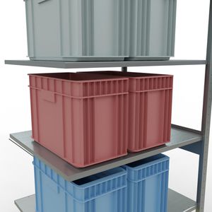 Produktbild für Anbauregal Schulte 12586, 6 Metallböden