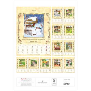 Produktbild für Bildkalender Alpha 100 jähriger Kalender Jahr 2026