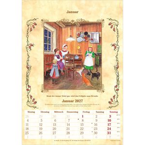 Produktbild für Bildkalender Alpha 100 jähriger Kalender, Jahr 2027