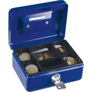 Alco Geldkassette 8420-15, blau, 25,5 x 9 x 20 cm, 8 Münzfächer – Böttcher  AG