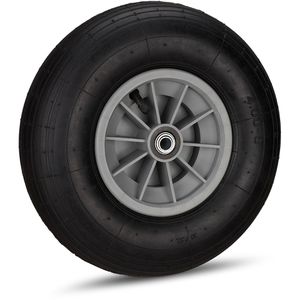 Schubkarrenrad Relaxdays 4.00-6, luftbereift