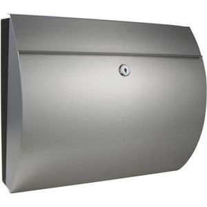 Briefkasten Böttcher-AG 60185, silber, aus Edelstahl