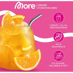 Produktbild für Sirup More Zerup Capri Orange, zuckerfrei