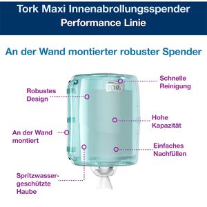 Produktbild für Putztuchrollenhalter Tork Maxi, 653000, W2