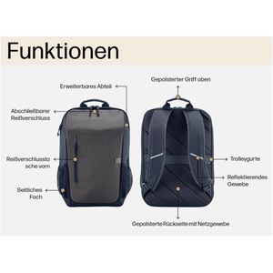 Produktbild für Handgepäck-Rucksack HP Travel 6H2D9AA