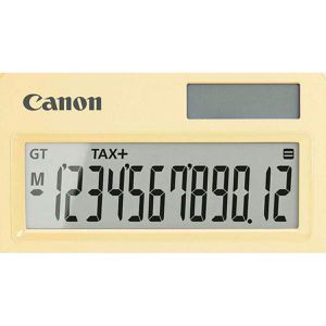 Produktbild für Taschenrechner Canon LS-125KB, MwSt-Berechnung, pastellgelb