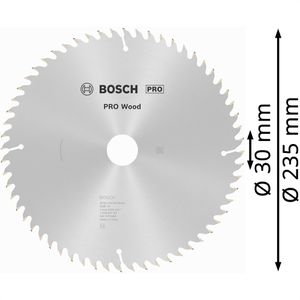 Produktbild für Kreissägeblatt Bosch PRO Wood, 2608641192