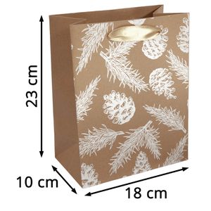 Produktbild für Geschenktüte Sigel GT131, Pine cones and pine branches