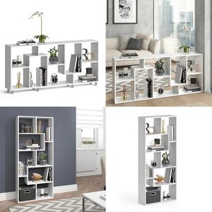 Produktbild für Bücherregal Vicco Noa, weiß