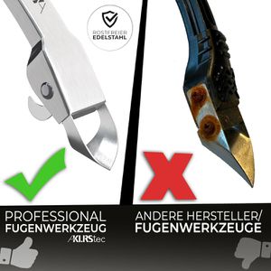 Produktbild für Fugenmesser KLRStec 5S-1NE2-7GIT, Set 6-teilig