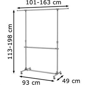 Produktbild für Garderobenständer Songmics LLR401, silber