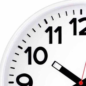 Produktbild für Wanduhr Eurotime 82321, Kunststoff, analog, Quarzuhr
