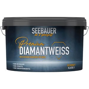 Wandfarbe Seebauer-DIY Premium-Diamantweiß, weiß