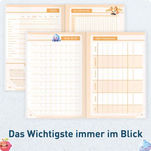 Produktbild für Schülerkalender Häfft Grundschul-Hausaufgabenheft Lama