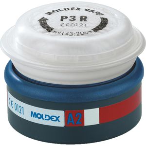 Moldex Ersatzfilter Kombifilter, 923012, 2 Stück, für Atemschutzmasken 7000 und 9000 Serie, A2P3 R , 2 Stück