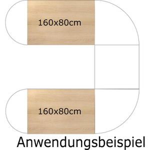 Produktbild für Tischplatte Hammerbacher KP16