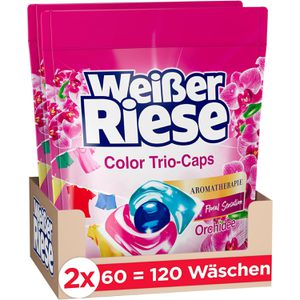 Waschmittel Weißer-Riese Color Trio-Caps