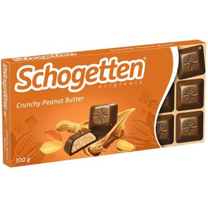 Produktbild für Tafelschokolade Schogetten Crunchy Peanut Butter