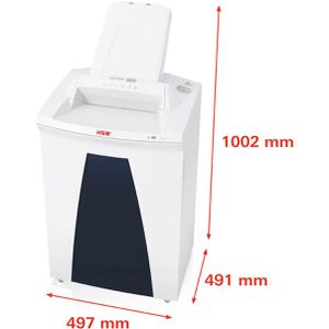 Produktbild für Aktenvernichter HSM SECURIO AF500, 2102111, weiß, mit Rollen