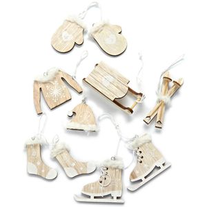 Produktbild für Weihnachtsbaumschmuck Heitmann-Deco 1008716, natur, 7-10 cm