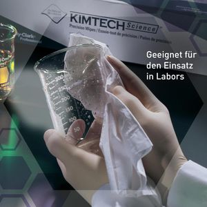 Produktbild für Einwegtücher Kimtech Science 7558, Präzisionswischtücher, weiß