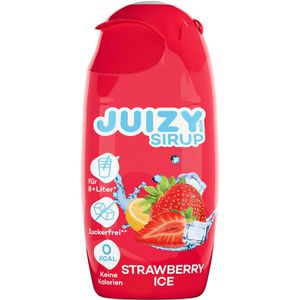 Sirup JUIZY-WOW Strawberry Ice, zuckerfrei